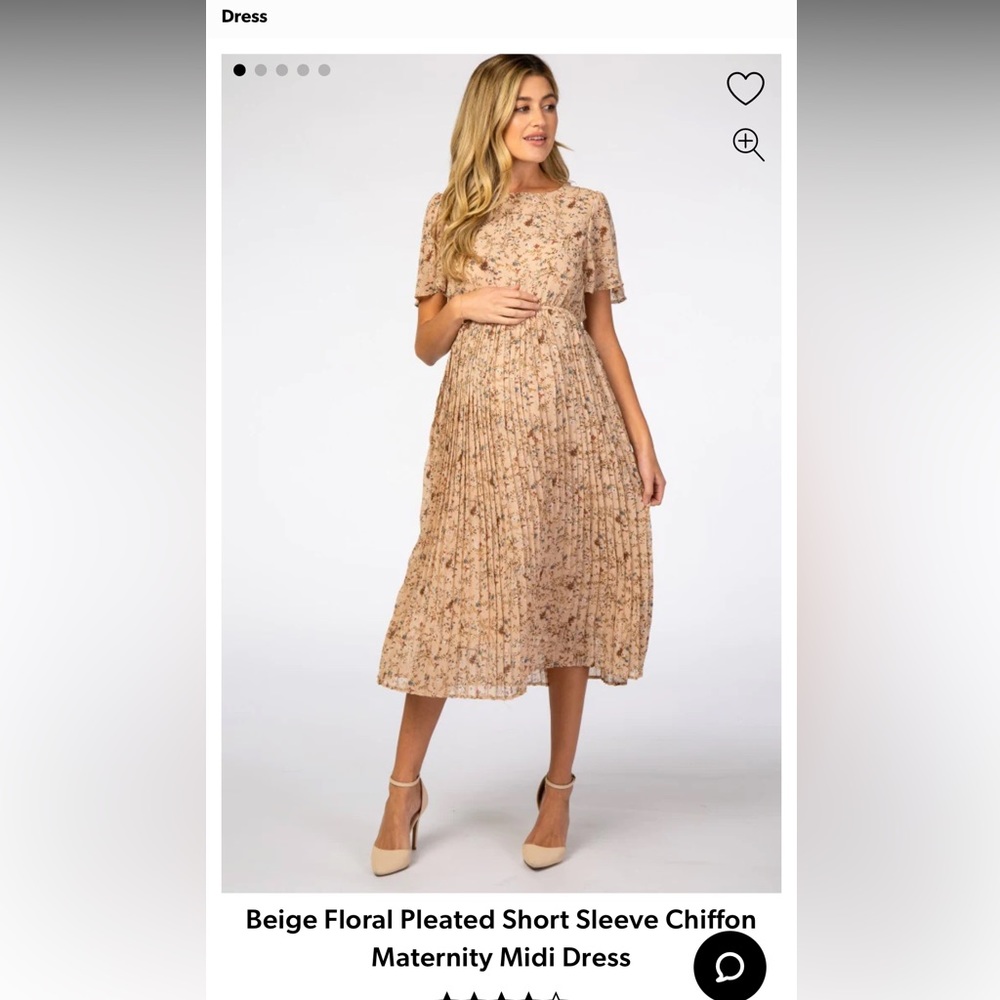 Pink Blush Maternity dress